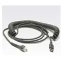 Zebra Kabel Usb Type A 2,8 M Spiral
