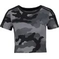 Adidas T-shirts m. korte ærmer adidas Essentials 3-Stripes Camo Print Baby T-Shirt dame EU L