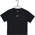 Nike Sportswear Essential-T-shirt til større børn (piger) - sort