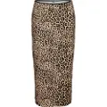 Noisy May Leopardprint Midinederdel