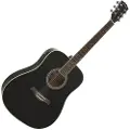 Gear4Music Dreadnought Elektroakustisk Guitar fra Sort