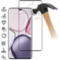 Mtp Products Honor Magic7 Lite Skærmbeskyttelse Hærdet Glas - 9H - Full Fit - Sort Kant