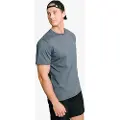 MM Sports Workout T-shirt Emblem, Faded Blue - M