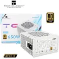 Thermalright TG S (Non-Modular) Hvid - Strømforsyning - 650 Watt - 120 mm - ATX 3.0 - 80 Plus Gold certified