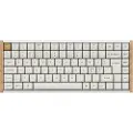 Keychron K2 HE SE Wireless Tri-Mode Hot Swap QMK Gateron 2.0 Purple Magnetic Switch Wood White - Gaming Tastatur - Nordisk - Hvid