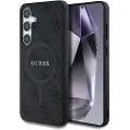 GUESS Samsung Galaxy S25+ Guess 4G farvet ringcover - MagSafe-kompatibel - Sort