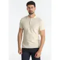 Victorio & Lucchino Victorio & Lucchino, V&Ltil mænd. 630427220 Beige kortærmet poloshirt (L), Casual, Bomuld, Korte ærmer