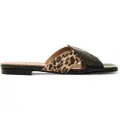 Mustang MTNGtil kvinder. 54382 Necane læder sandaler sort (37), Fast, 1-3 cm, Ingen, Casual