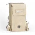 Pepe Jeans Pepe Jeanstil kvinder. 7145341 Jana beige mobil- og kortholdertaske (OSFA), Casual, Polyester