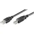 Pro USB-A <-> USB-B 2.0 - 1.8m - Sort