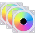Lian Li UNI FAN SL-INF 120 White - 3 pack - Kabinet køler - 120mm - Hvid med RGB - 29 dBA