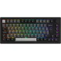 AKKOGEAR 5075B Plus-S Black & Silver - V3 Blue Pro - Gaming Tastatur - Uden Numpad - Universal - Sort