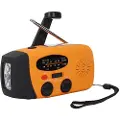 Xceed Software Solar Emergency Multi Radio - AM/FM - Orange