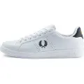 Fred perry Fred Perrytil mænd. B6312-567 Træningssko i læder B721 hvid (42), Fast, Blonder, Casual