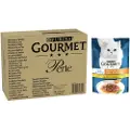 Gourmet Økonomipakke: 96 x 85 g Gourmet Perle - Laks & Hvidfisk, Sardin & Tun, Laks & Sej, Havfisk & Tun
