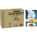 Gourmet Økonomipakke: 96 x 85 g Gourmet Perle - And, Lam, Kylling & Kalkun i Sauce
