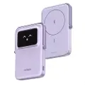 UGREEN Uno Magnetic Wireless 7.5W Powerbank - Lilla - 5000 mAh