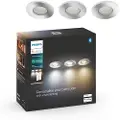 Philips Hue Adore Indbygningsspot Downlight til badeværelse - Krom - 3-Pak