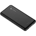Lippa 10.000 mAh Powerbank 2 x USB-A Output - Black Powerbank - Sort - 10000 mAh