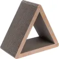 TIAKI kradsemøbeltrekant lavet af bølgepap - L 45 x B 22,5 x H 40,5 cm