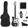 Gear4Music VISIONSTRING Bass Guitar Pack Black - Nearly New