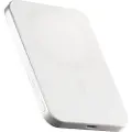 ZENS Slim Qi2 Aluminium Powerbank 5000 mAh - White Powerbank - Hvid - 5000 mAh