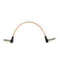 MyVolts Candycords Pedal Cable 6.35mm Angled - 10cm Sunset