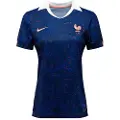 Nike FFF 2025 Stadium Home (kvindehold) Nike Dri-FIT Replica-fodboldspillertrøje til kvinder - blå
