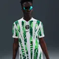 Nike Nigeria 2025 Stadium Away (kvindehold) Nike Dri-FIT Replica-fodboldspillertrøje til mænd - hvid