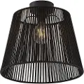 QAZQA Japandi udendørs loftslampe med sort reb IP54 - Jayla
