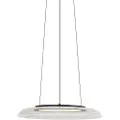 QAZQA Design Pendellampe Sort og Transparent 3-Trins Dæmpbar - Scacrylic