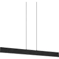 QAZQA Moderne pendellampe sort inkl. LED 3-trins dæmpbar Easylift - Straight