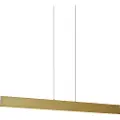 QAZQA Moderne pendellampe messing inkl. LED 3-trins dæmpbar Easylift - Straight