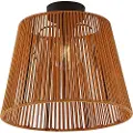 QAZQA Japandi udendørs loftslampe med orange reb IP54 - Jayla