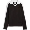 Puma T7 Relaxed Long Sleeve Polo Women, Clothing, Black, S