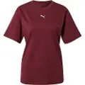 Puma ESS Relaxed Tee Women, Clothing, Ruby Shimmer, XXL