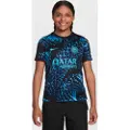 Nike Inter Milan Academy Pro Nike Dri-FIT-opvarmningstrøje til fodbold til større børn - blå