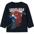 Name It Mini Spiderman Top Med Lange Ærmer