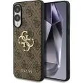 GUESS Samsung Galaxy S25 Edge Guess 4G Big Metal Logo Hybrid Cover - Brun