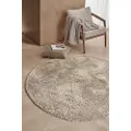 &Home - Ryatæppe Lugo Round - Beige - Luv- & ryatæpper - - Homeroom