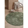 &Home - Ryatæppe Lugo Round - Grøn - Luv- & ryatæpper - - Homeroom