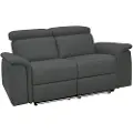 Loft 24 - 2-personers sofa med manuel afslapningsfunktion Pareli - Grå - 2-pers. sofaer - - Homeroom