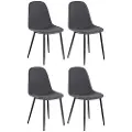 Loft 24 - Spisebordsstol 4 stk. Miller - Grå - Stole - - Homeroom
