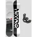 Nitro Prime Raw Wide + Staxx Black L 2024 Snowboardsæt mønster