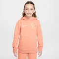 Nike FFF Club Nike Football-hættetrøje til større børn - Orange