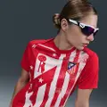 Nike Kortærmet Club Atlético de Madrid Academy Pro Home Nike Dri-FIT-opvarmningstrøje til fodbold til kvinder - rød