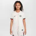Nike Chelsea FC 2025/26 Stadium Away Nike Dri-FIT Replica-fodboldspillertrøje til større børn - grå