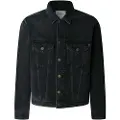 Pepe Jeans Pepe Jeanstil mænd. PM4027159U0 Regular jakke sort (XS), Casual, Bomuld, Denim