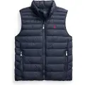 Ralph Lauren Polo Ralph Laurentil drenge. 323969872002 Foldbar vatteret vest P-Layer 2 blå (10/12años=140/149cm), Casual, Bomuld, børnetøj