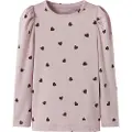 Name It Mini Printet Top Med Lange Ærmer